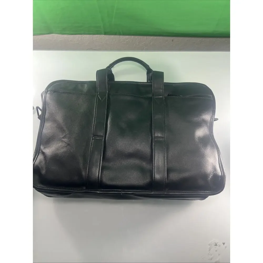 Leather Tech Organizer Briefcase